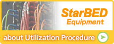 StarBED Equipment about Utilization Procedure